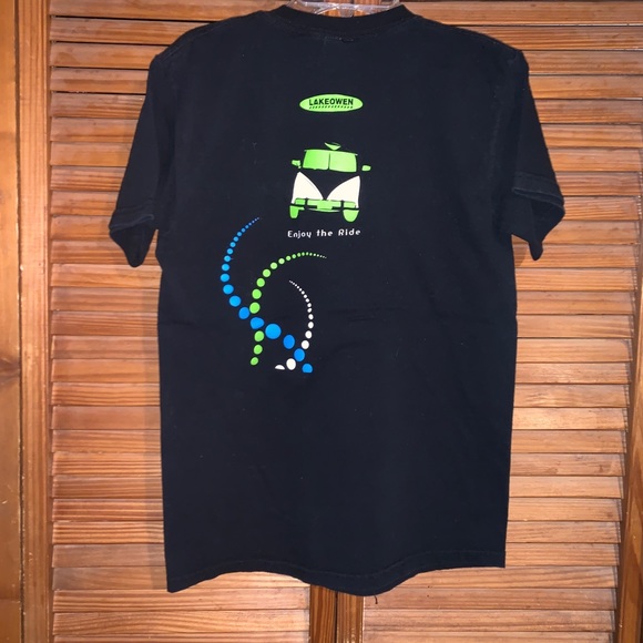 men’s black ‘Lake Owen’ short-sleeved T-shirt S - Picture 4 of 5